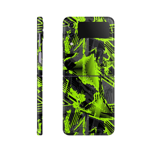 Folie de protectie Samsung Galaxy Z Flip 4, eSkins Signature, Skin Urban Voltage