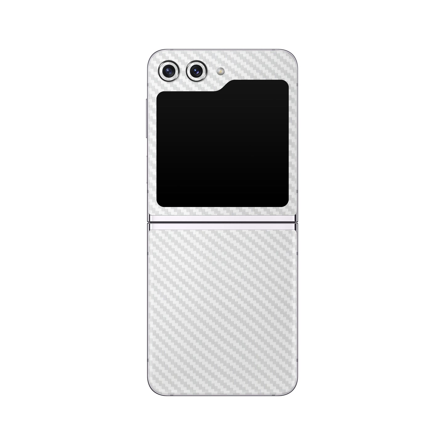 Skin Samsung Galaxy Z Flip 5, Carbon 3D White