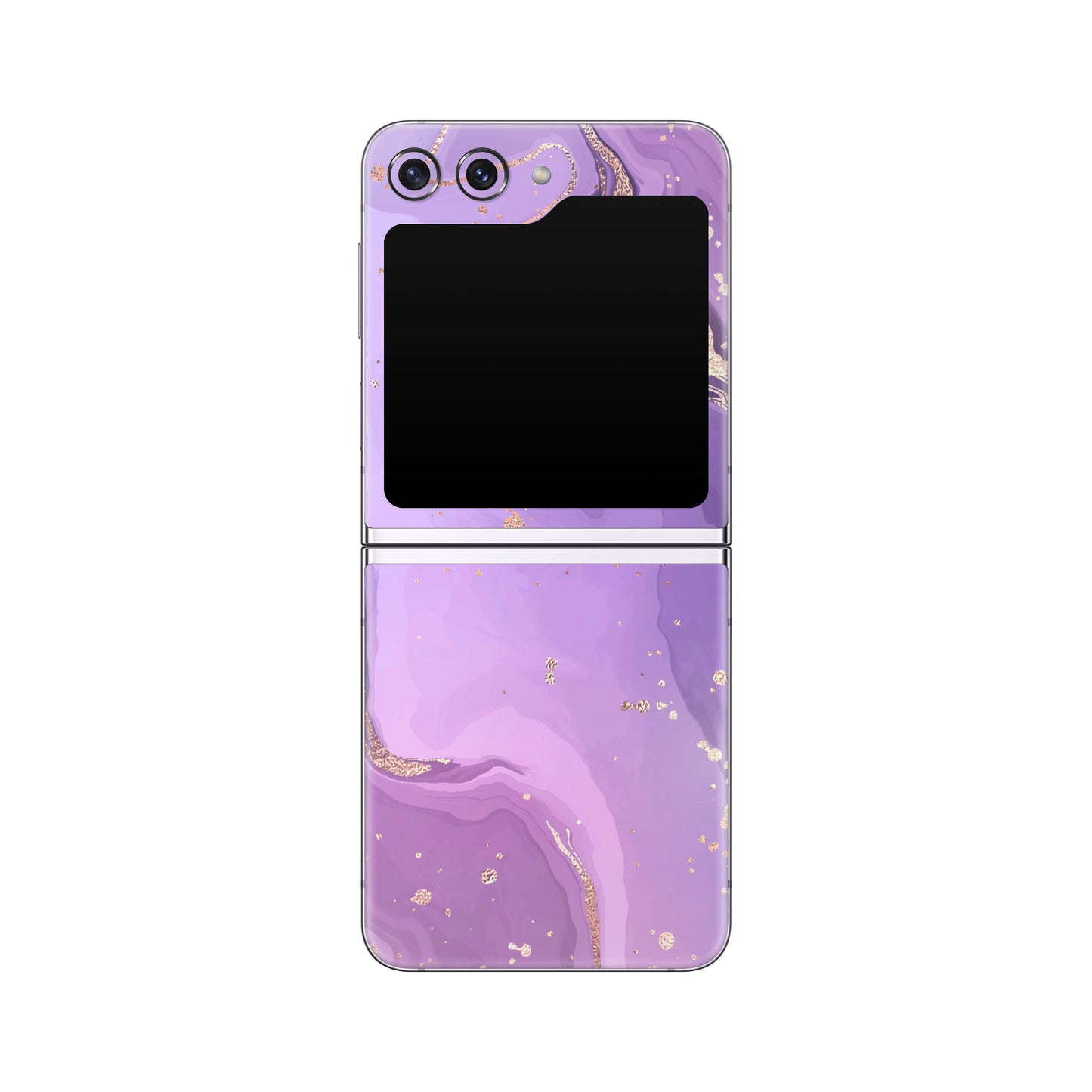 Folie de protectie Samsung Galaxy Z Flip 5, eSkins Signature, Skin Lavender Swirl