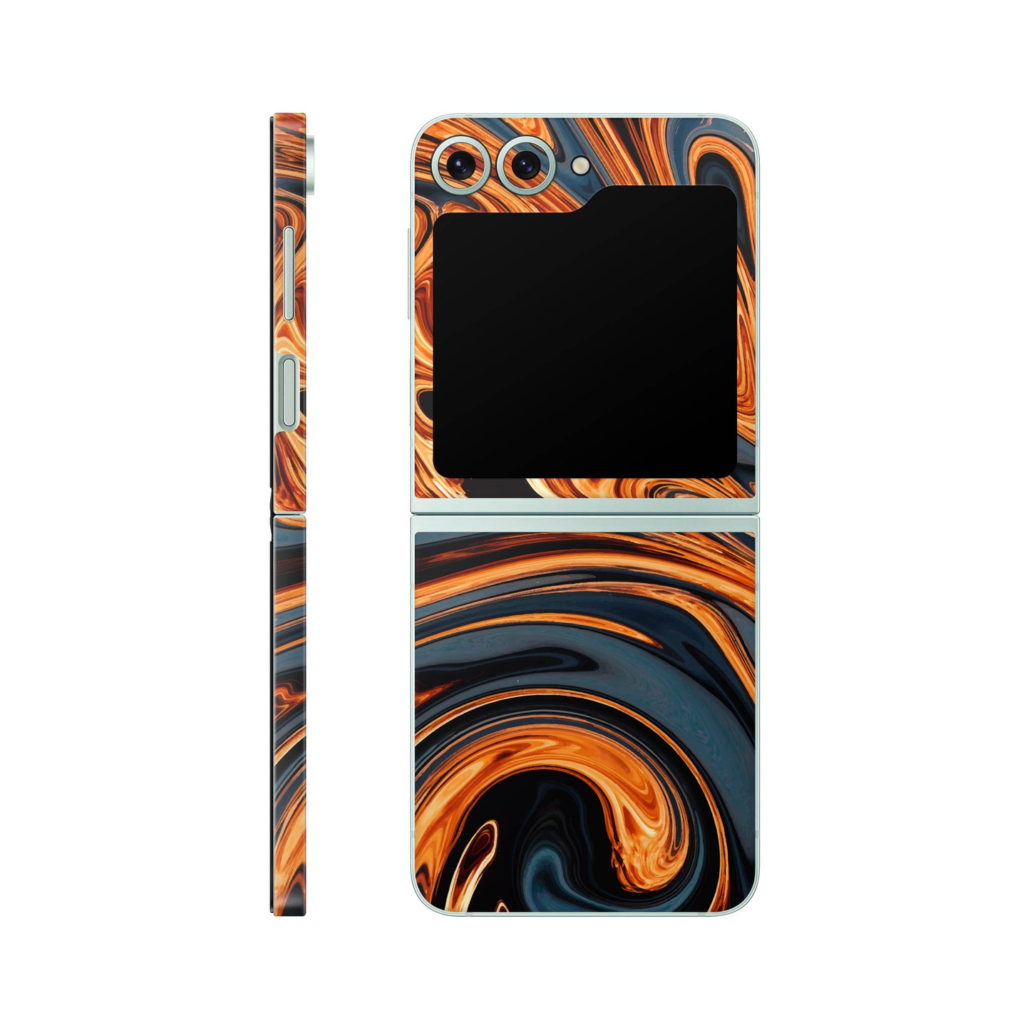 Folie de protectie Samsung Galaxy Z Flip 6, eSkins Signature, Skin Amber Blaze