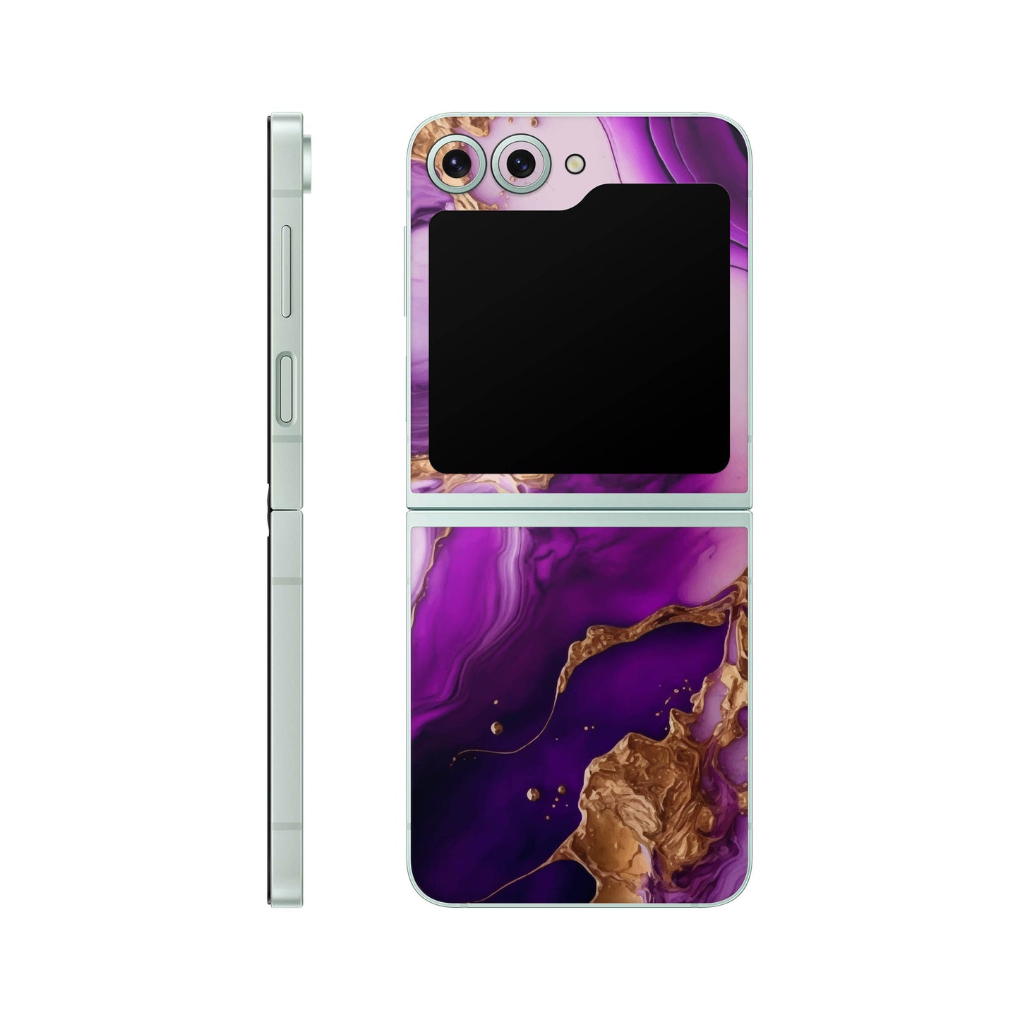 Folie de protectie Samsung Galaxy Z Flip 6, eSkins Signature, Skin Amethyst Dream