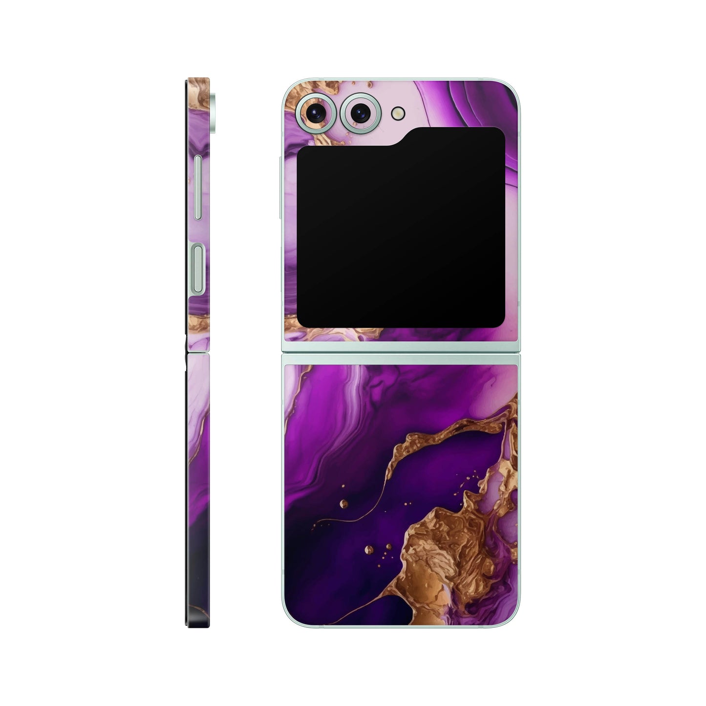 Folie de protectie Samsung Galaxy Z Flip 6, eSkins Signature, Skin Amethyst Dream