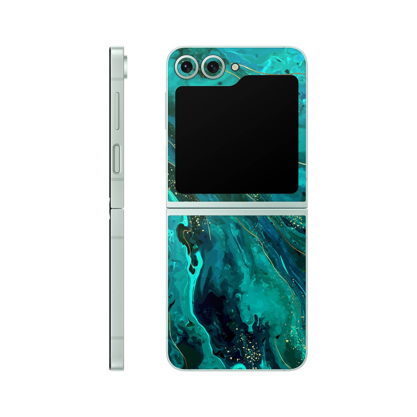 Folie de protectie Samsung Galaxy Z Flip 6, eSkins Signature, Skin Celestial Lagoon