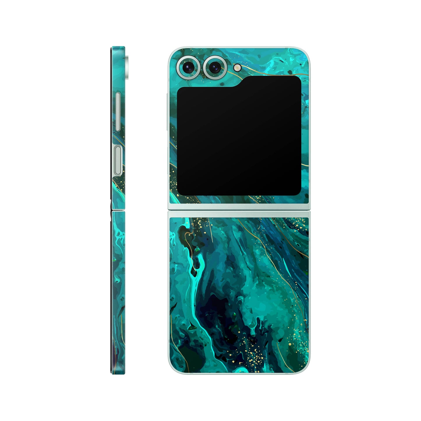 Folie de protectie Samsung Galaxy Z Flip 6, eSkins Signature, Skin Celestial Lagoon