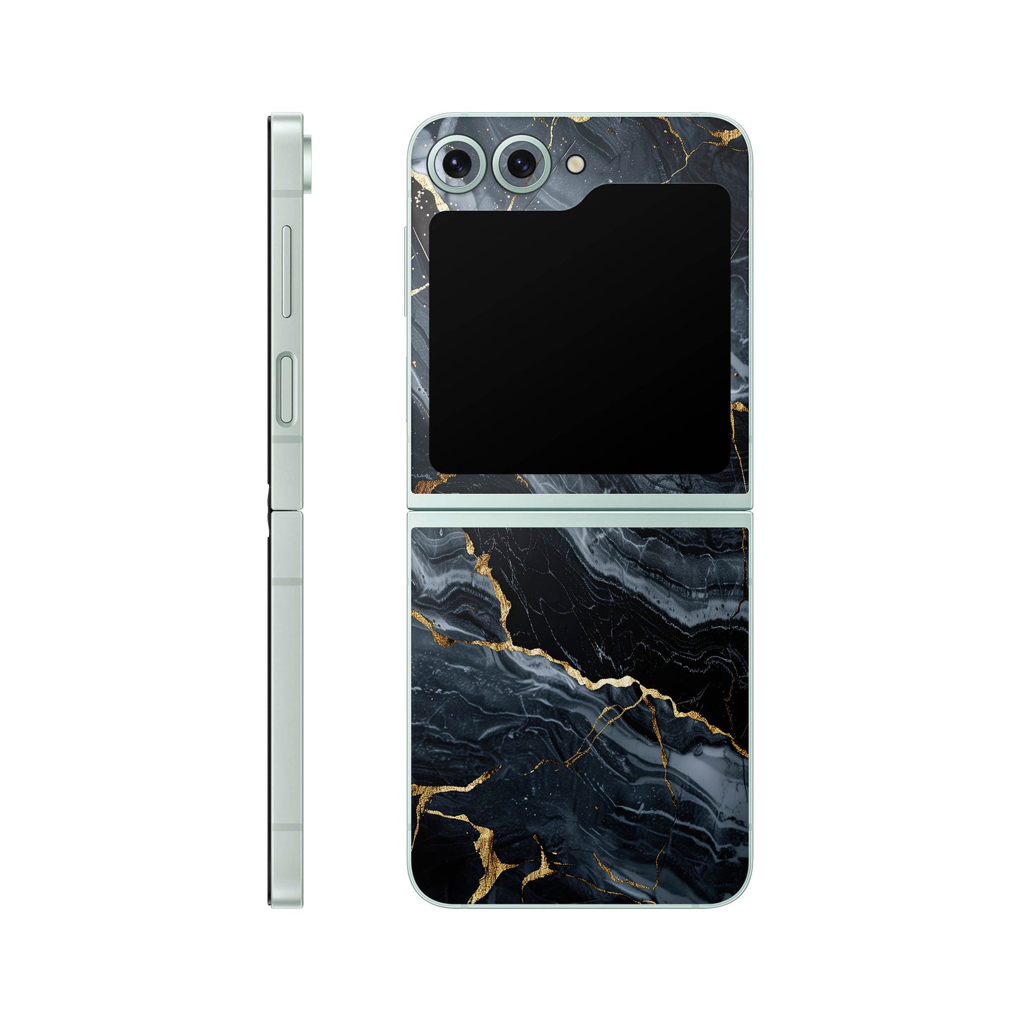 Folie de protectie Samsung Galaxy Z Flip 6, eSkins Signature, Skin Gilded Abyss