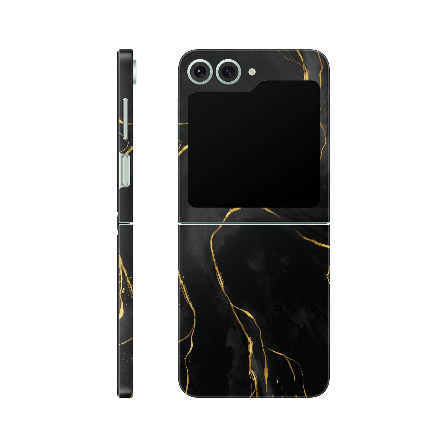 Folie de protectie Samsung Galaxy Z Flip 6, eSkins Signature, Skin Golden Onyx