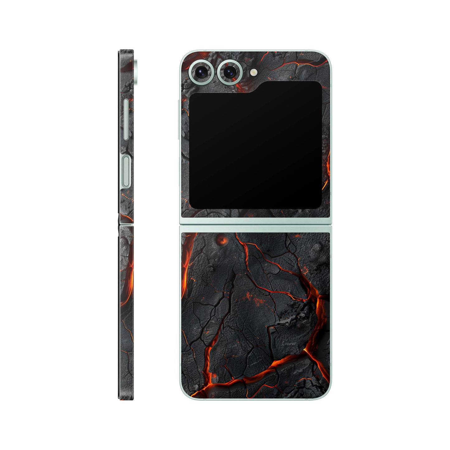 Folie de protectie Samsung Galaxy Z Flip 6, eSkins Signature, Skin Inferno Crust