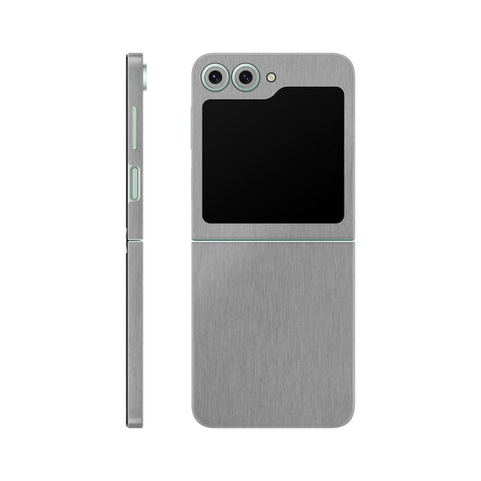Folie de protectie Samsung Galaxy Z Flip 6, eSkins Elegans, Skin Metalic Grafit
