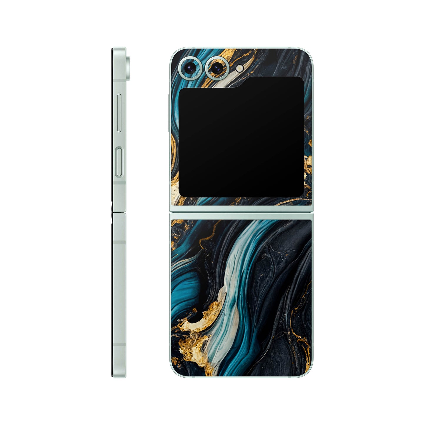 Folie de protectie Samsung Galaxy Z Flip 6, eSkins Signature, Mystic Ocean