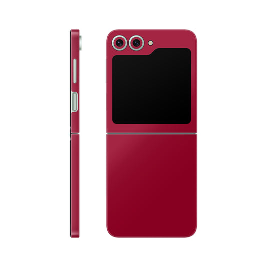 Folie de protectie Samsung Galaxy Z Flip 6, eSkins Unique, Skin Mat Rosu