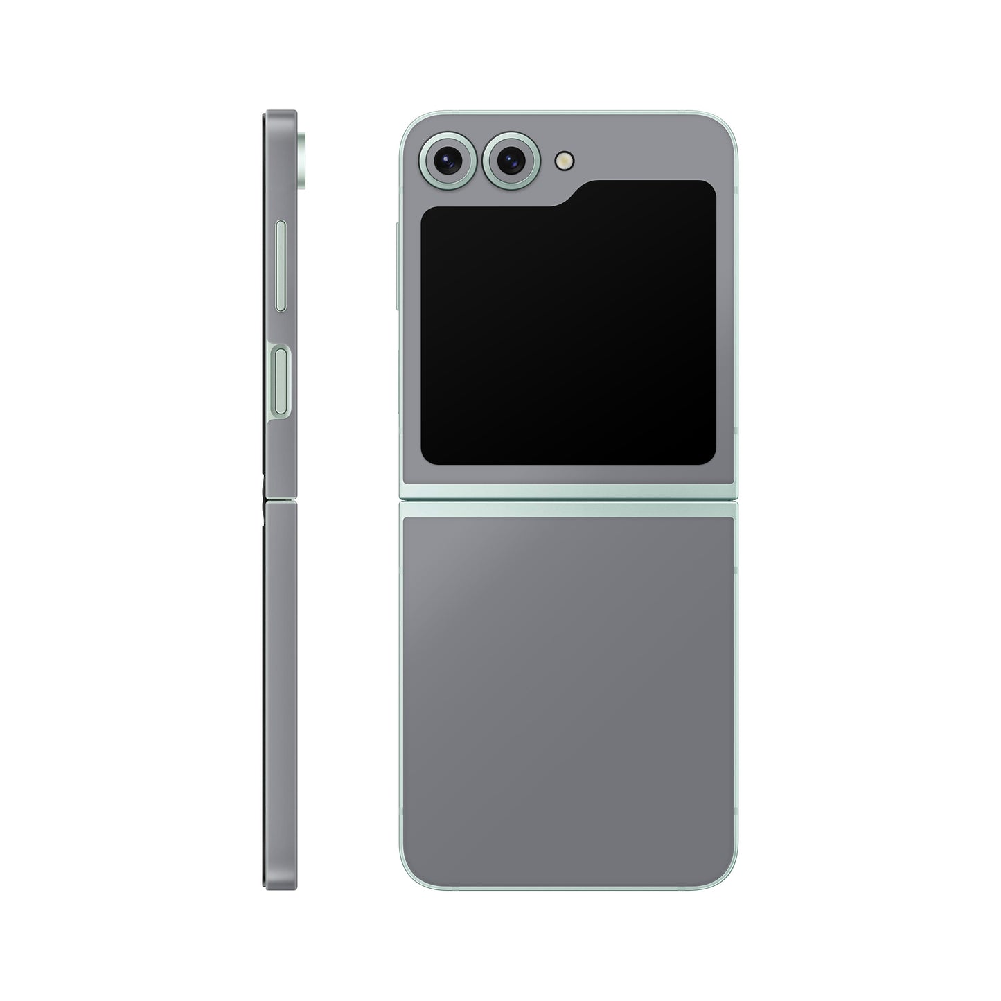 Folie de protectie Samsung Galaxy Z Flip 6, eSkins Unique, Skin Mat Gri