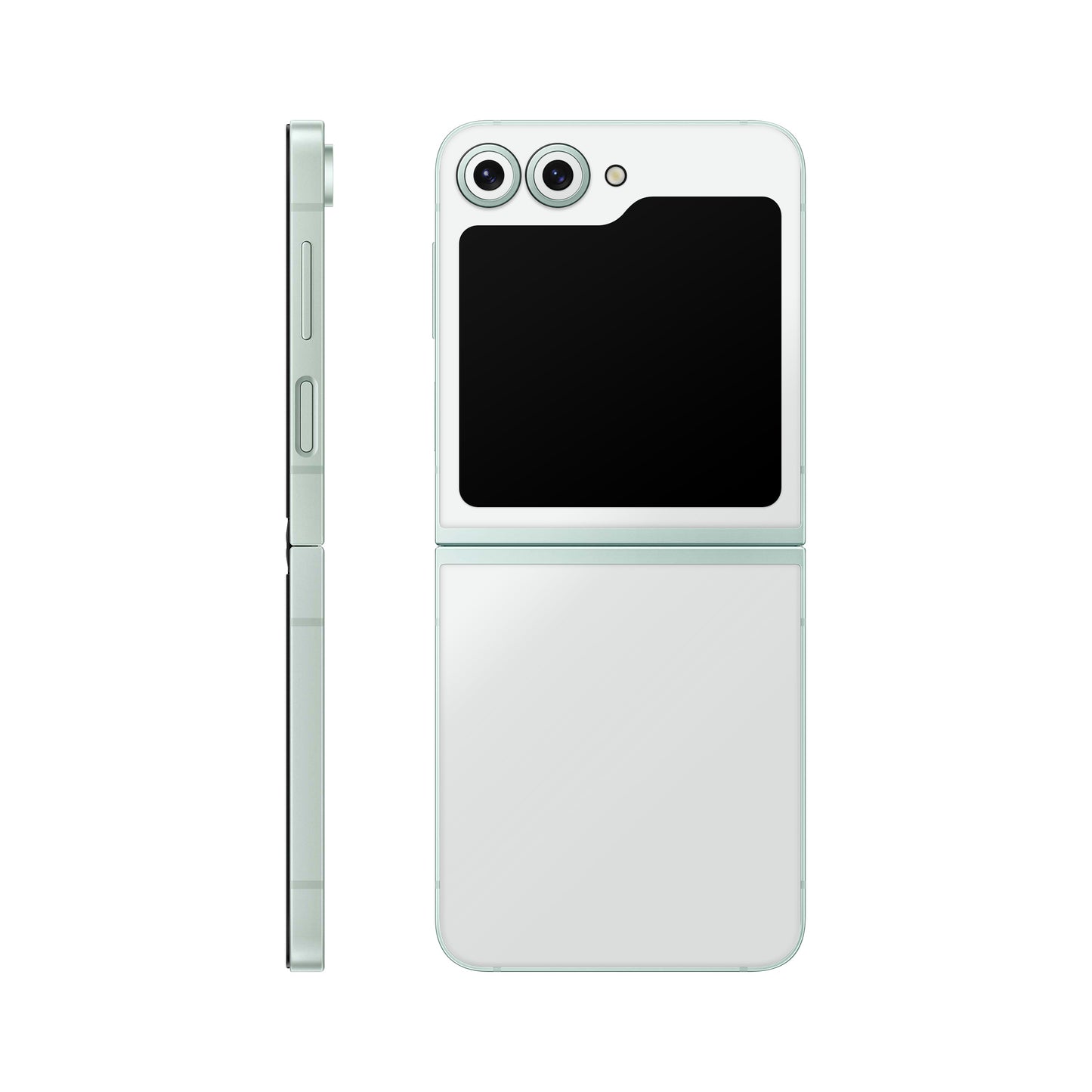 Folie de protectie Samsung Galaxy Z Flip 6, eSkins Unique, Skin Mat Alb
