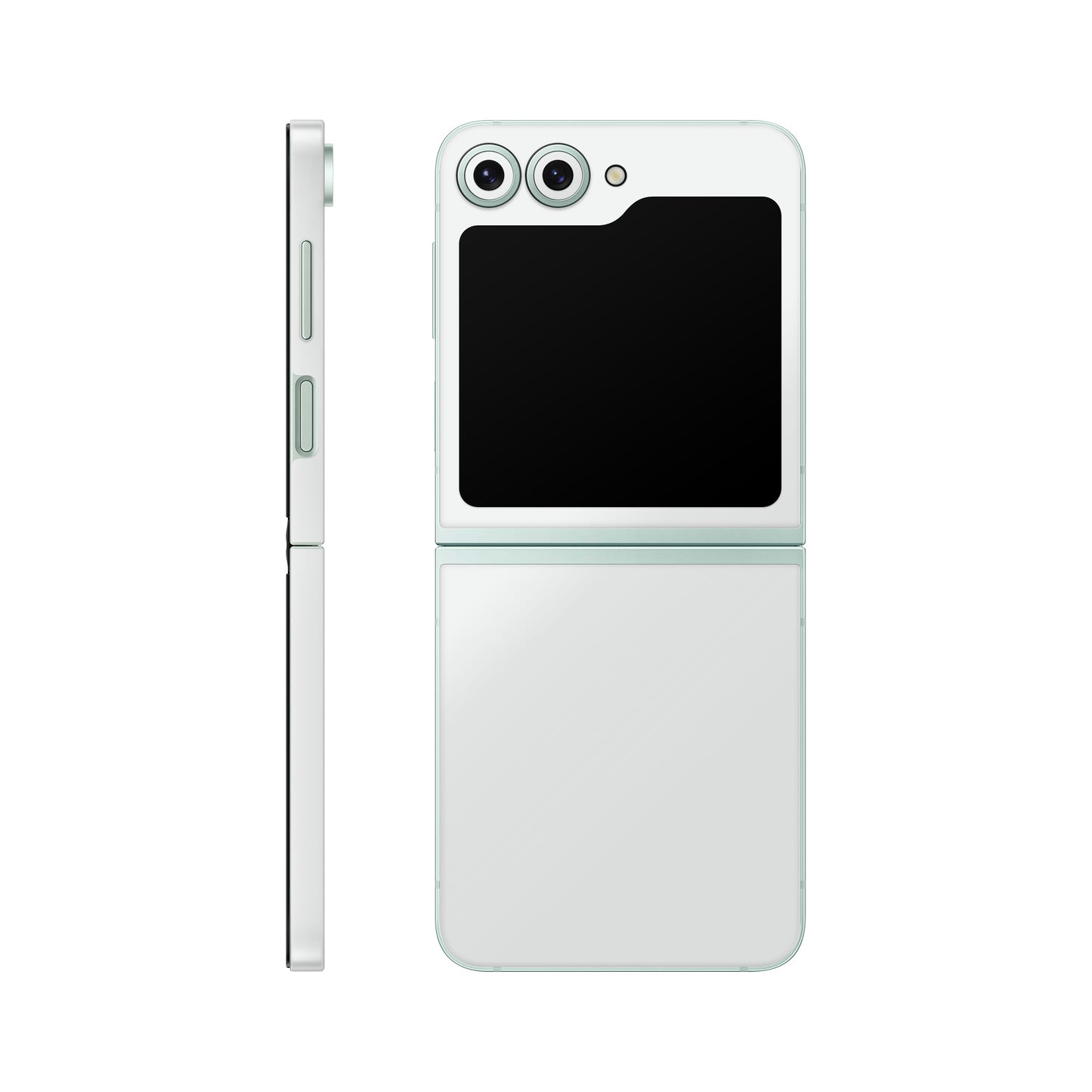 Folie de protectie Samsung Galaxy Z Flip 6, eSkins Unique, Skin Mat Alb