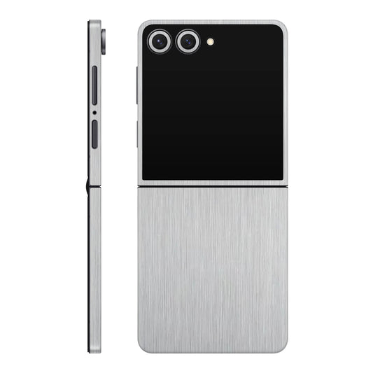 Folie de protectie Samsung Galaxy Z Flip 7, eSkins Elegans, Skin Metalic Gri