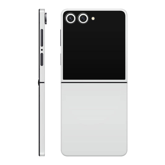 Folie de protectie Samsung Galaxy Z Flip 7, eSkins Unique, Skin Mat Alb