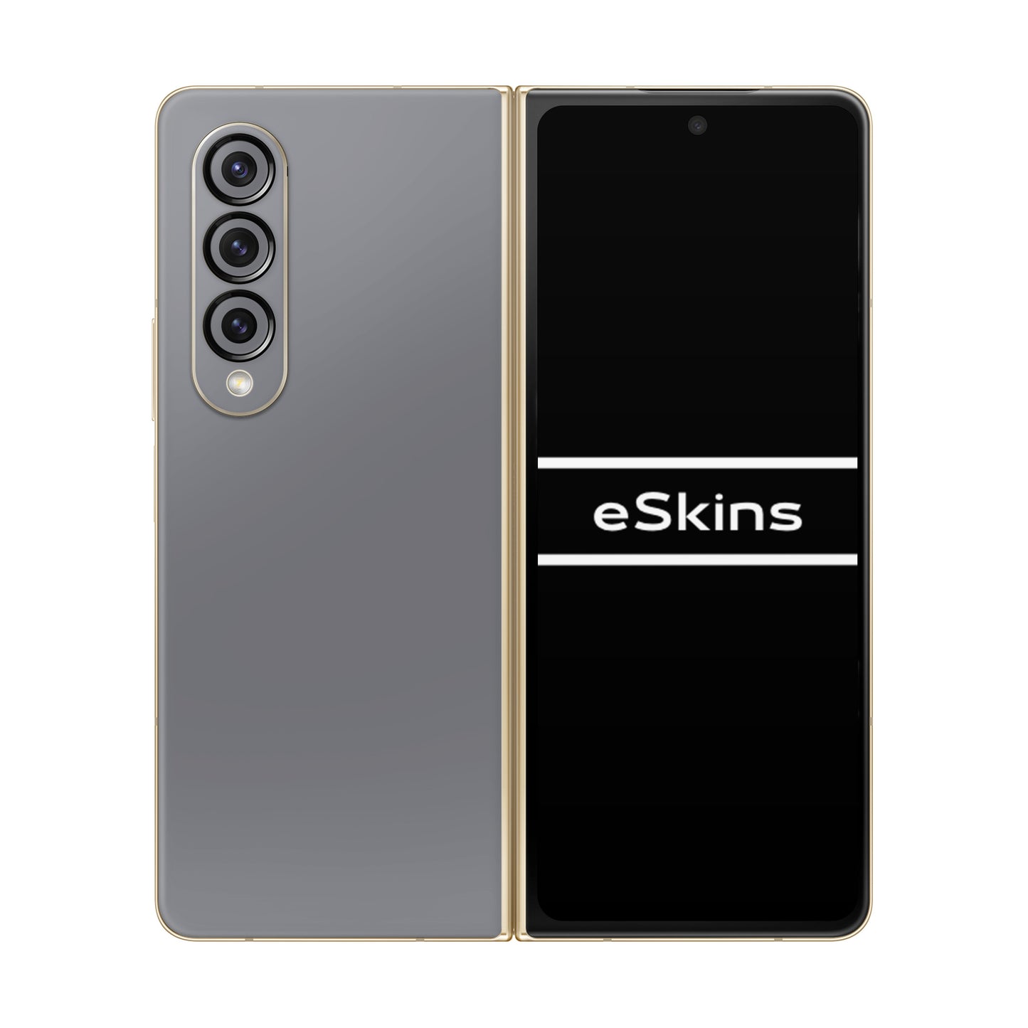Folie de protectie Samsung Galaxy Z Fold 3, eSkins Unique, Skin Mat Gri