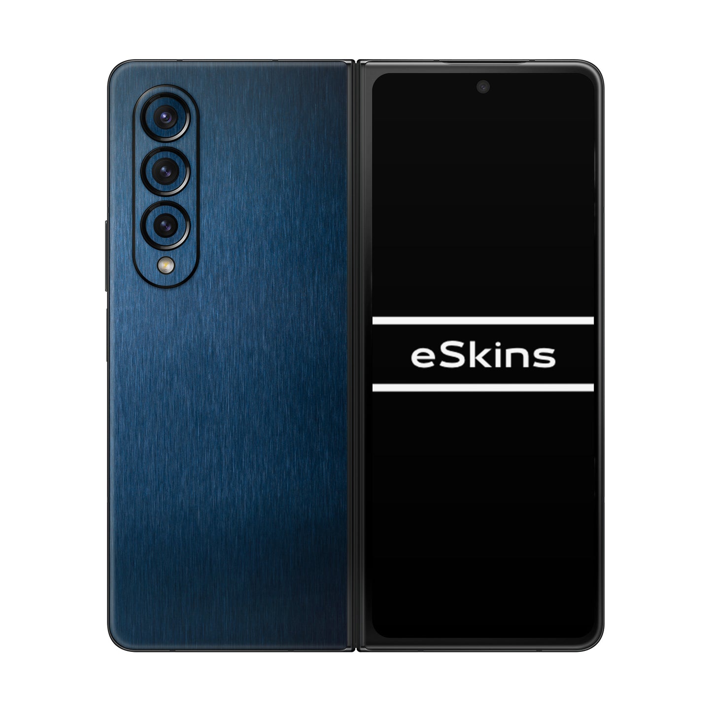 Skin Samsung Galaxy Z Fold 4, Metallic 3D Blue