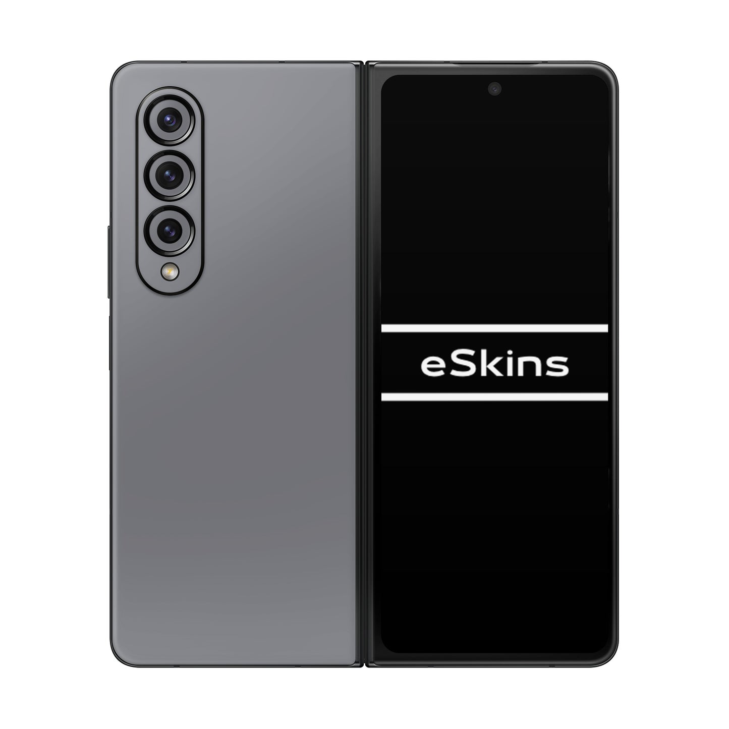 Folie de protectie Samsung Galaxy Z Fold 4, eSkins Unique, Skin Mat Gri