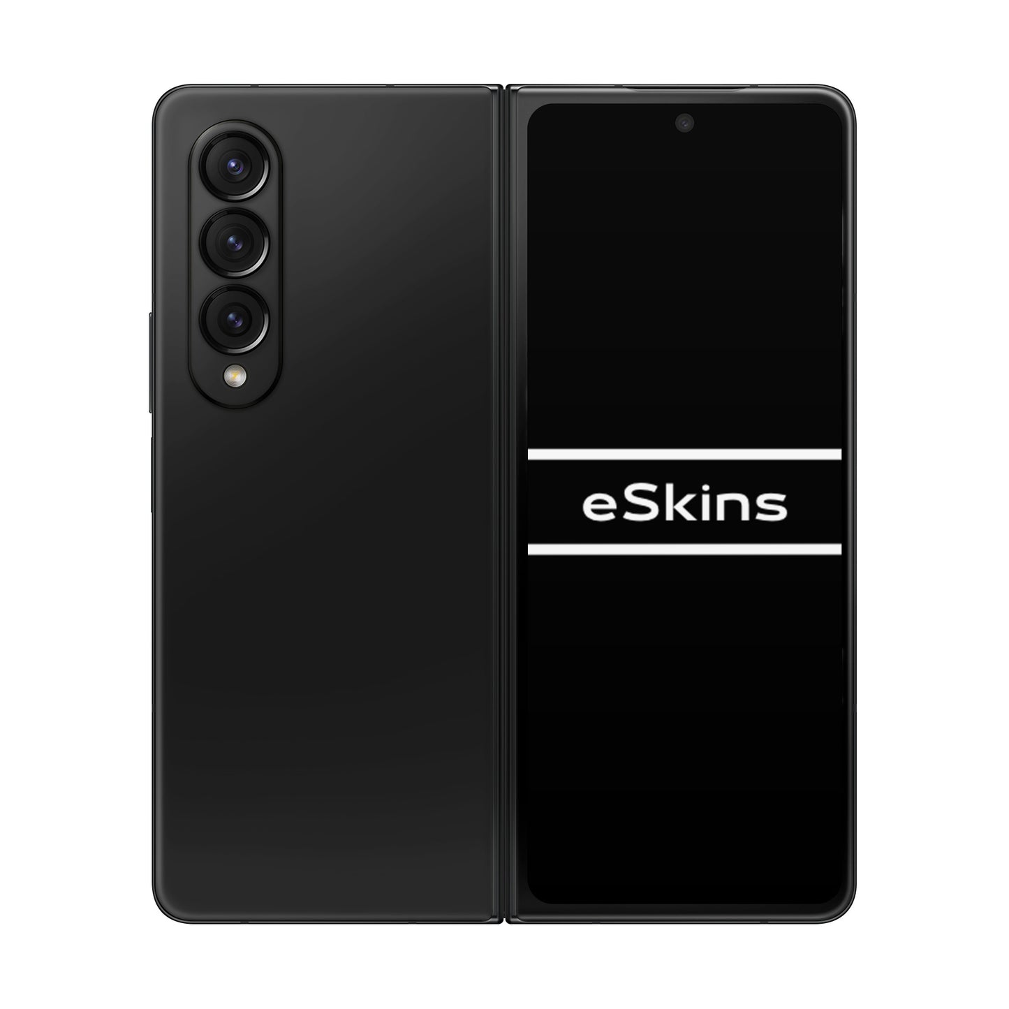 Folie de protectie Samsung Galaxy Z Fold 4, eSkins Unique, Skin Mat Negru