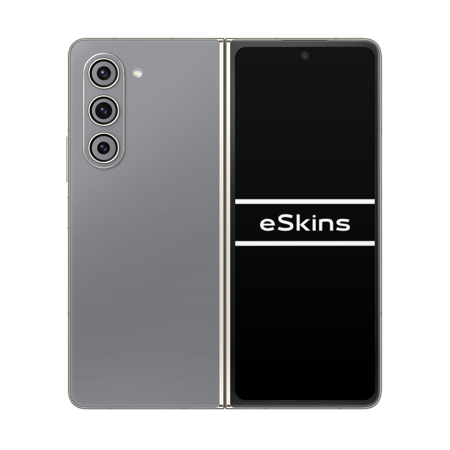 Folie de protectie Samsung Galaxy Z Fold 5, eSkins Unique, Skin Mat Gri