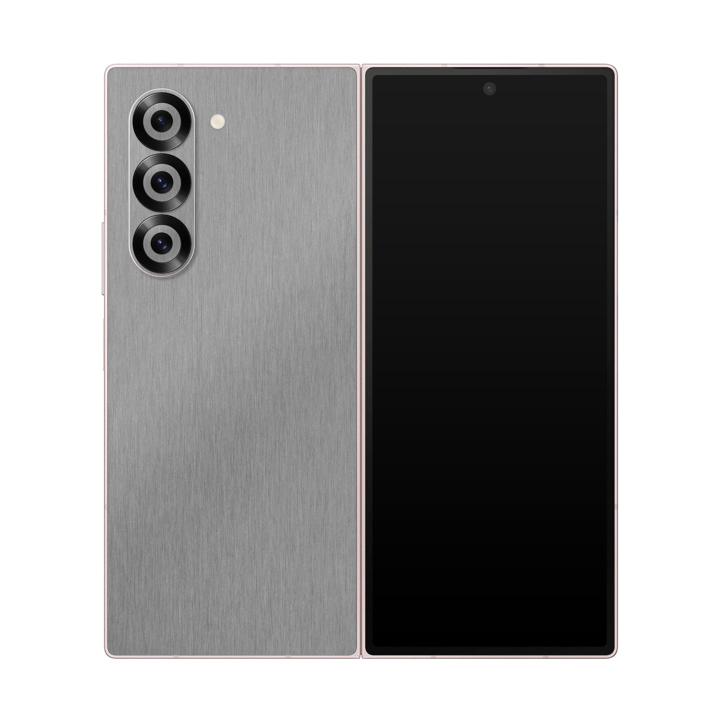 Folie de protectie Samsung Galaxy Z Fold 6, eSkins Elegans, Skin Metalic Grafit