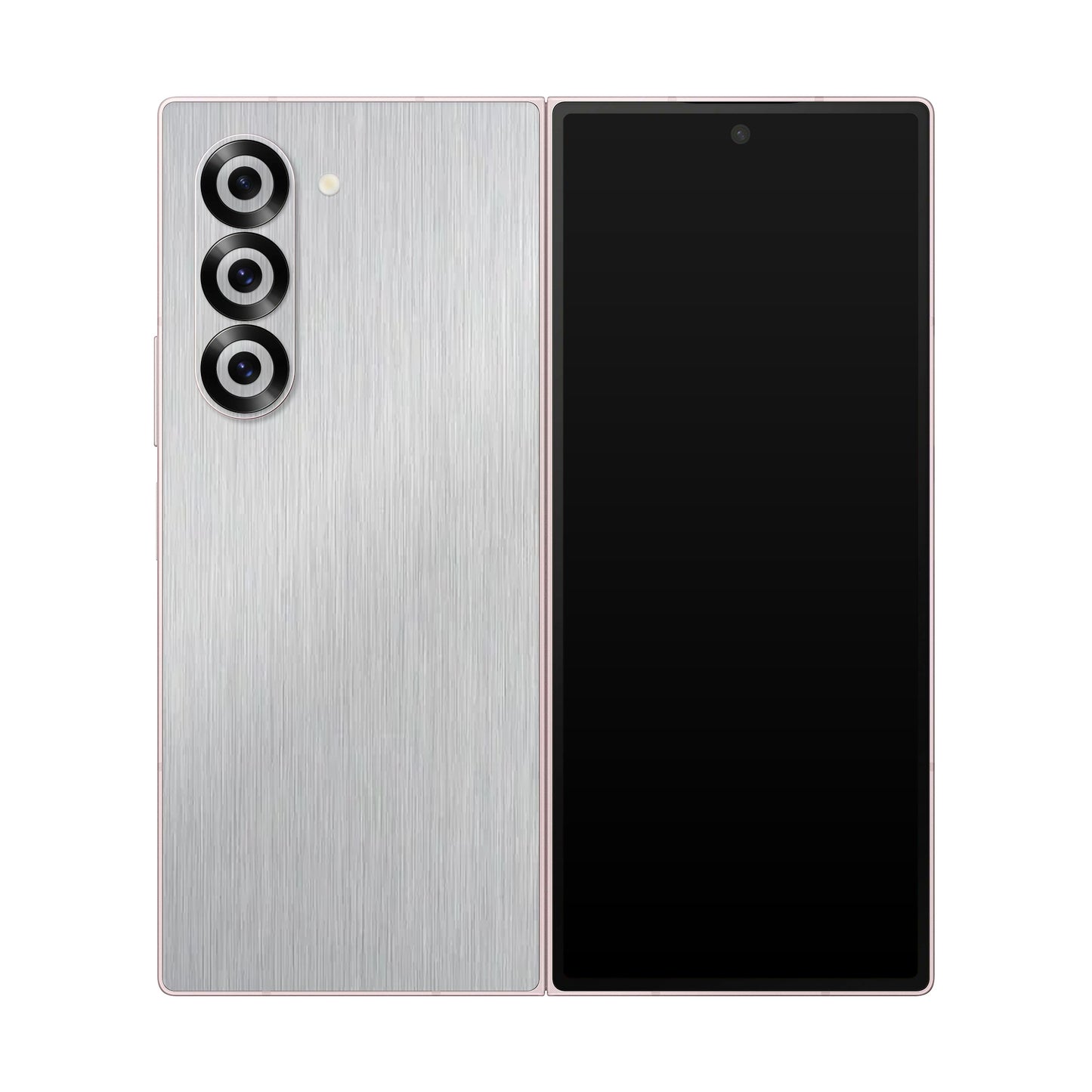 Folie de protectie Samsung Galaxy Z Fold 6, eSkins Elegans, Skin Metalic Gri