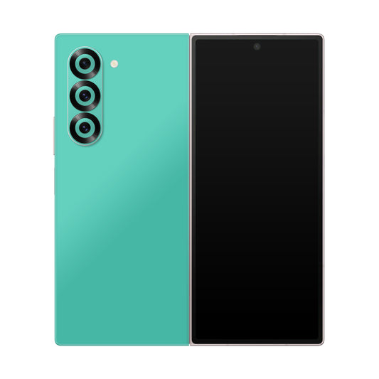 Folie de protectie Samsung Galaxy Z Fold 6, eSkins Unique, Skin Mat Verde Menta