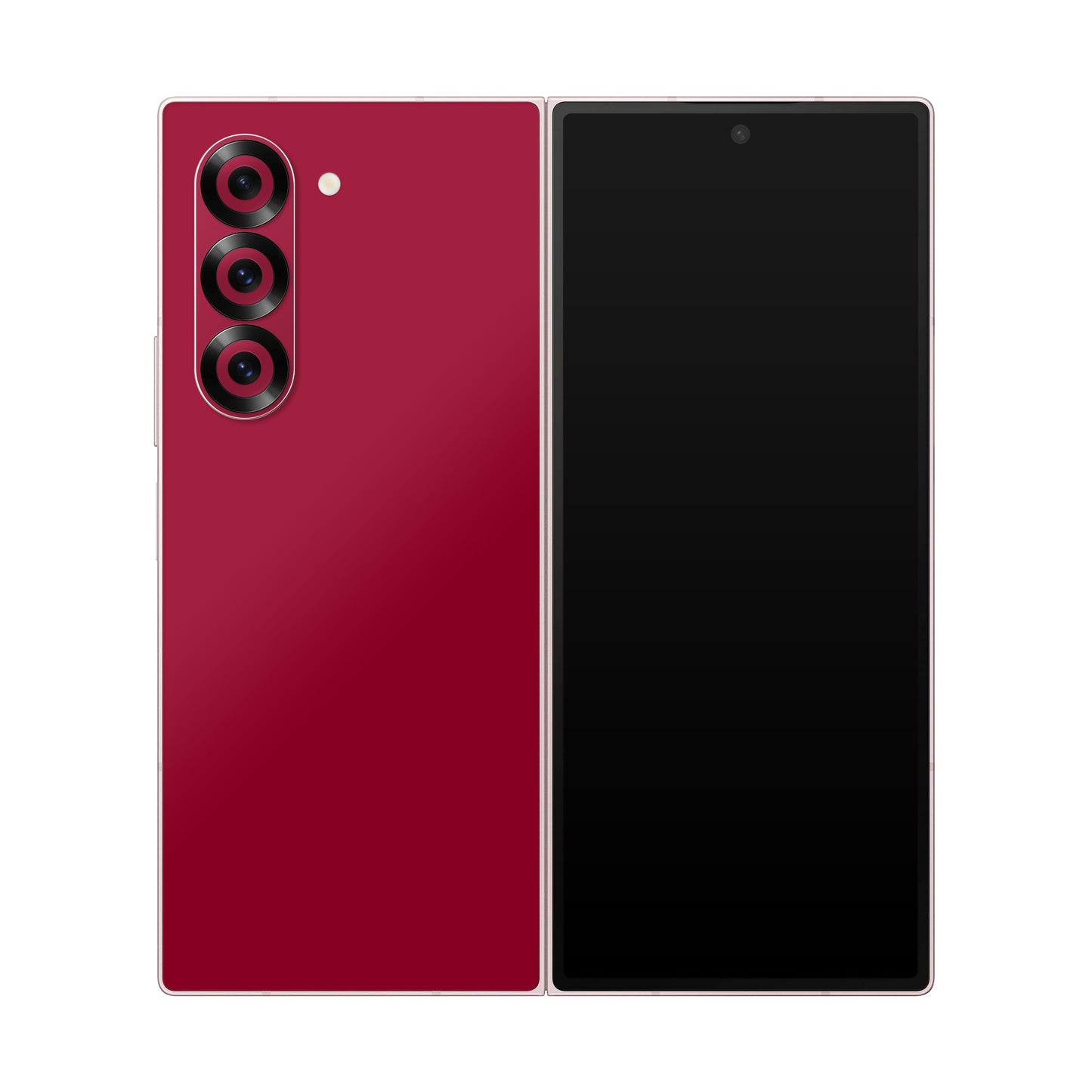 Folie de protectie Samsung Galaxy Z Fold 6, eSkins Unique, Skin Mat Rosu