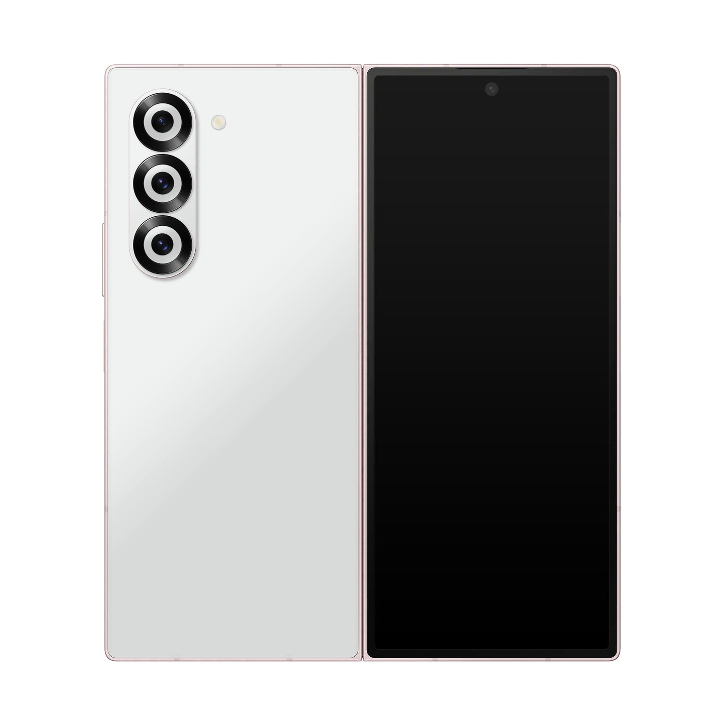 Folie de protectie Samsung Galaxy Z Fold 6, eSkins Unique, Skin Mat Alb
