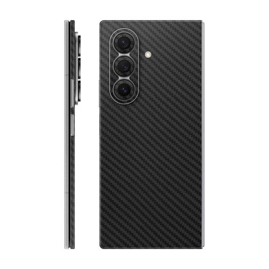 Folie de protectie Samsung Galaxy Z Fold 7, eSkins Elegans, Skin Carbon Negru
