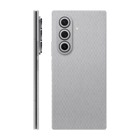 Folie de protectie Samsung Galaxy Z Fold 7, eSkins Elegans, Skin Honeycomb Gri