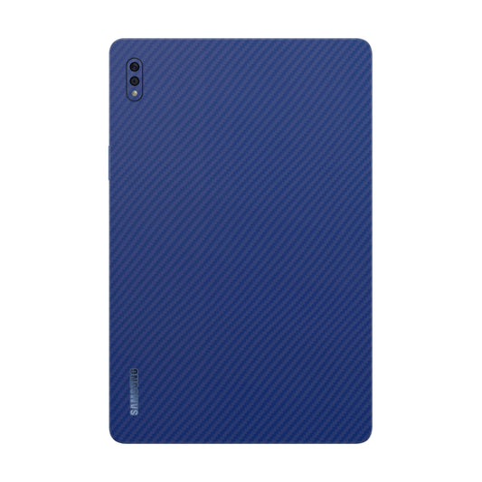 Skin Samsung Tab S7 FE, Carbon 3D Blue 