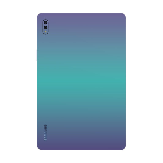 Folie de protectie Samsung Tab S7 FE, eSkins Unique, Skin Cameleon Turcoaz-Lavanda