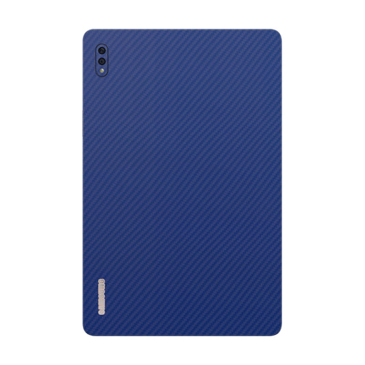 Folie de protectie Samsung Tab S7 Plus, eSkins Elegans, Skin Carbon Albastru