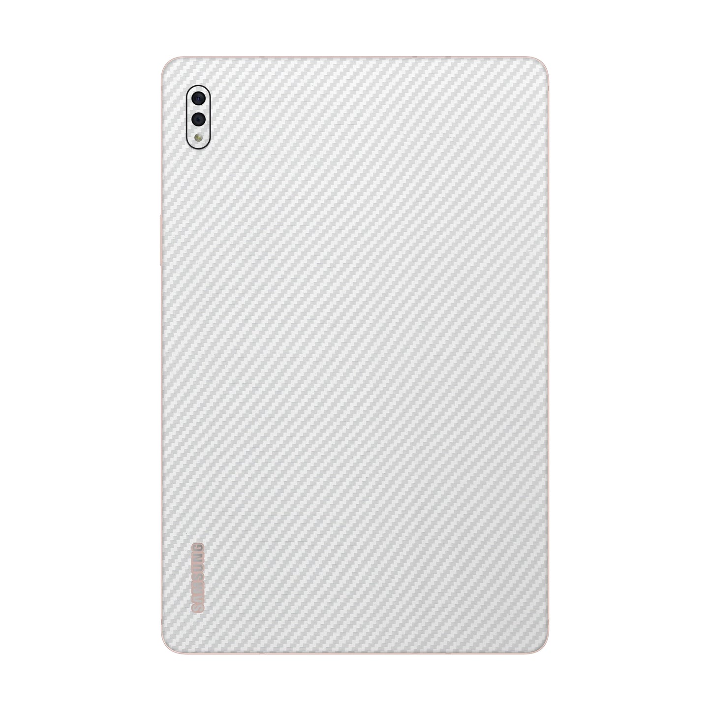 Skin Samsung Tab S7 Plus, Carbon 3D White 