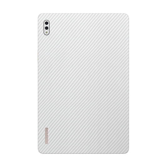 Folie de protectie Samsung Tab S7 Plus, eSkins Elegans, Skin Carbon Alb