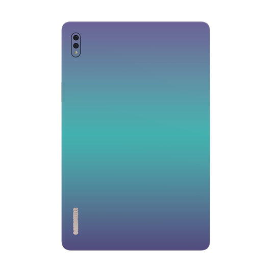 Folie de protectie Samsung Tab S7 Plus, eSkins Unique, Skin Cameleon Turcoaz-Lavanda
