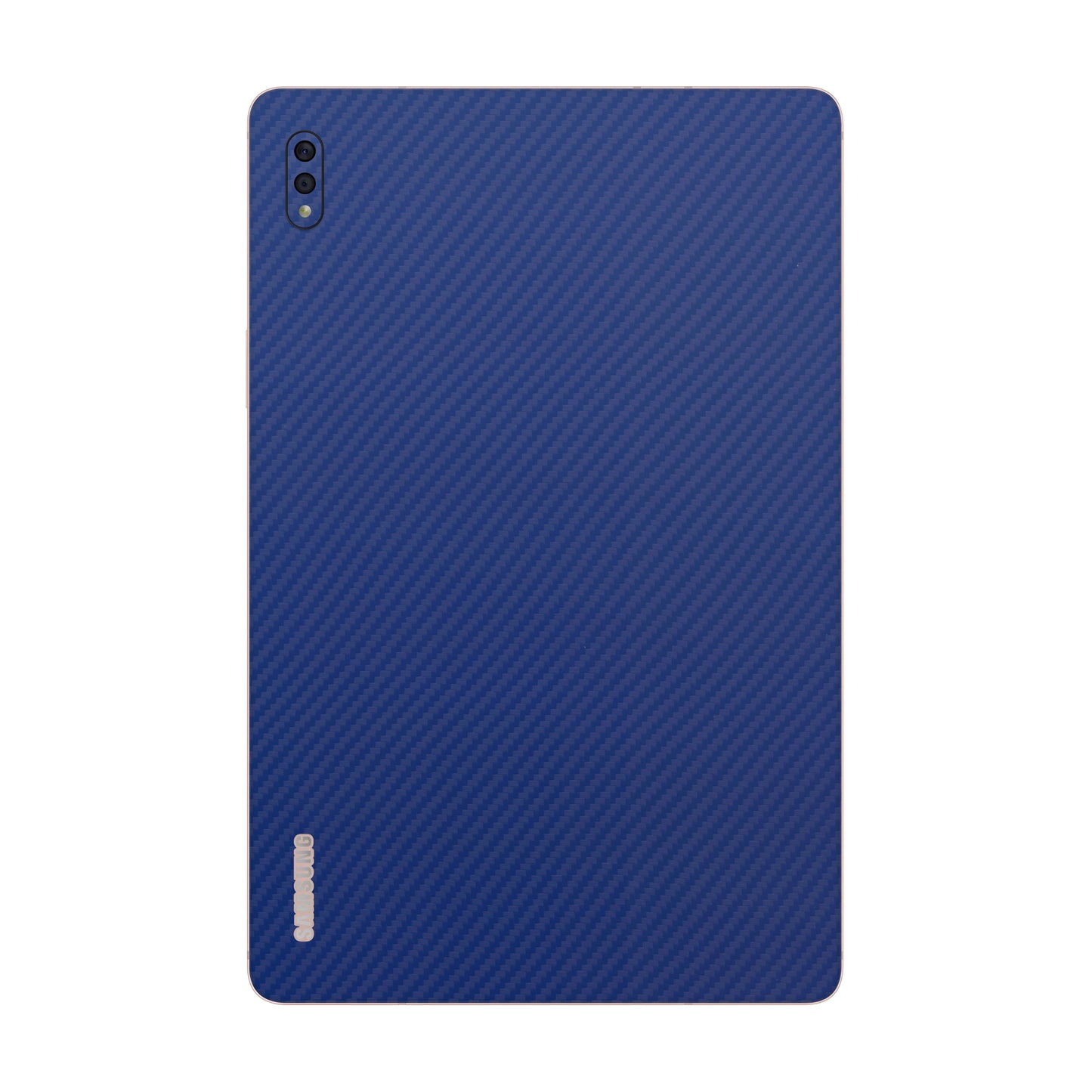 Folie de protectie Samsung Tab S8 Plus, eSkins Elegans, Skin Carbon Albastru