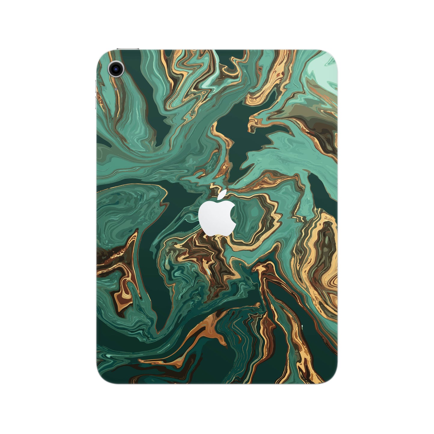 Folie de protectie iPad 10.2" (7th Gen), eSkins Signature, Skin Emerald Flow