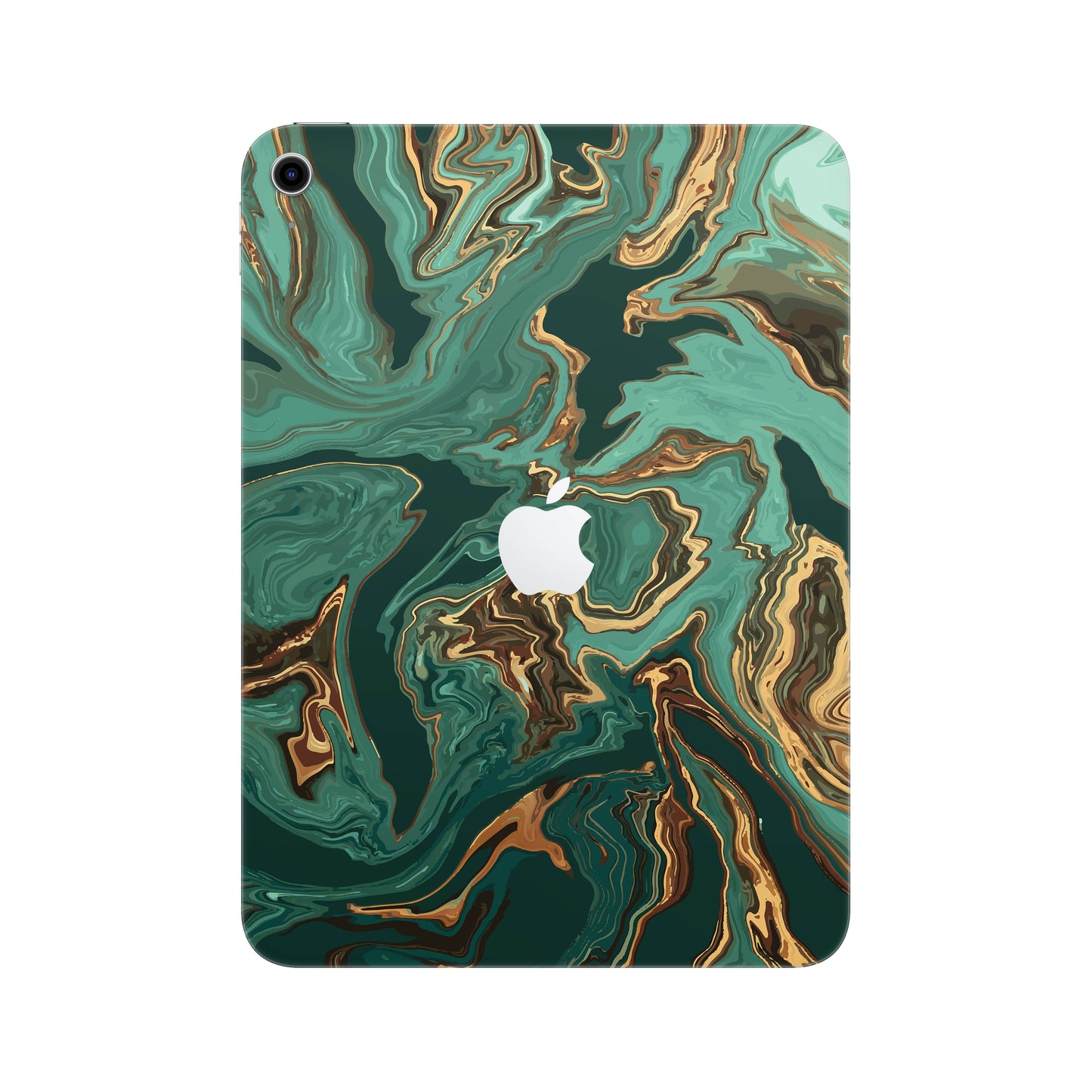 Folie de protectie iPad 10.2" (7th Gen), eSkins Signature, Skin Emerald Flow