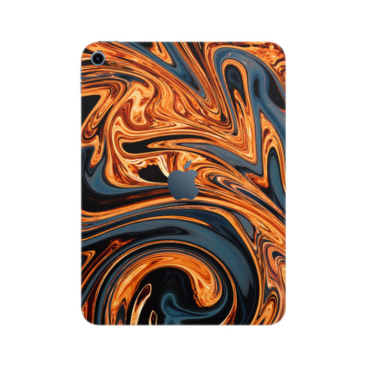Folie de protectie iPad 10.2" (9th Gen), eSkins Signature, Skin Amber Blaze