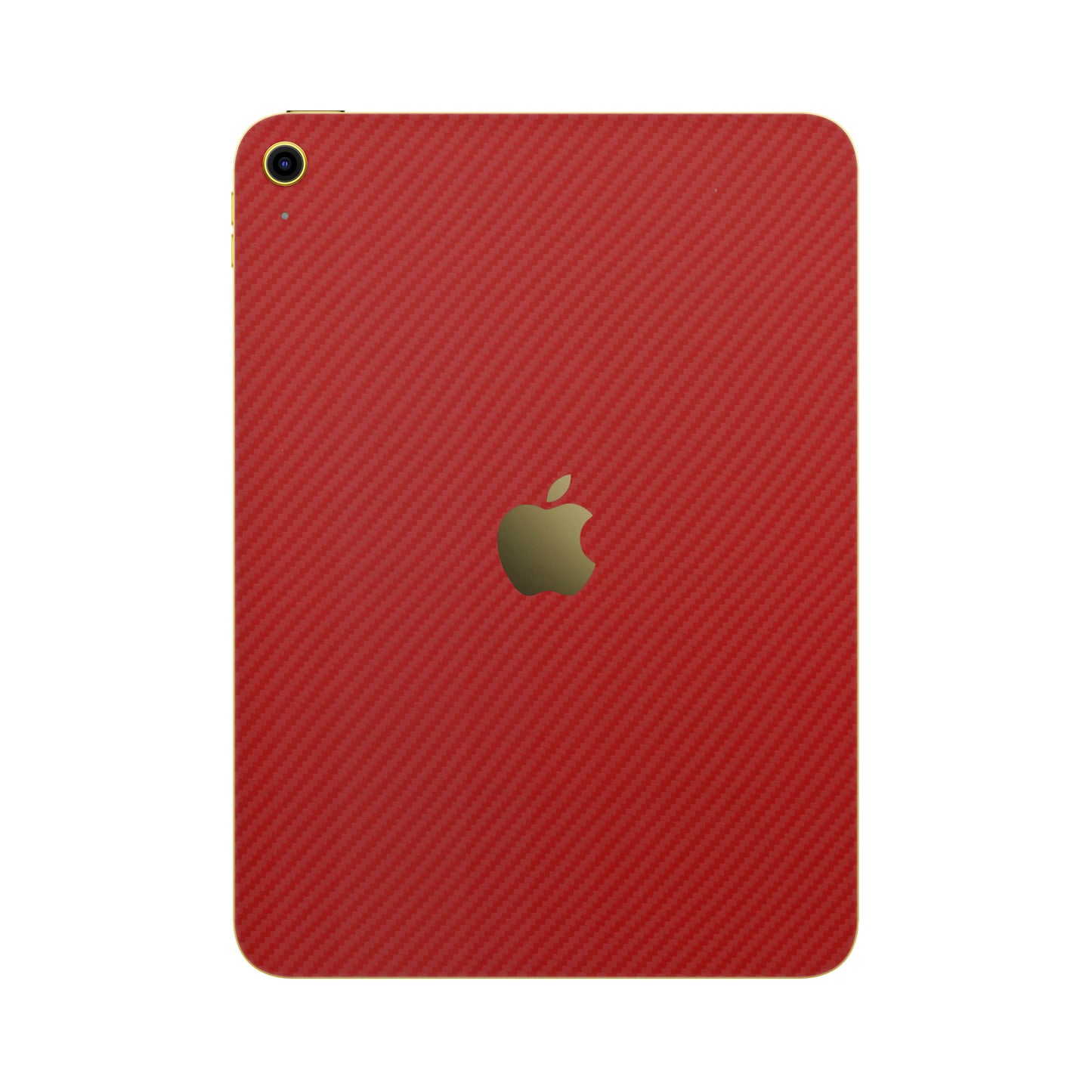 Folie de protectie iPad 11" (2025), eSkins Elegans, Skin Carbon Rosu