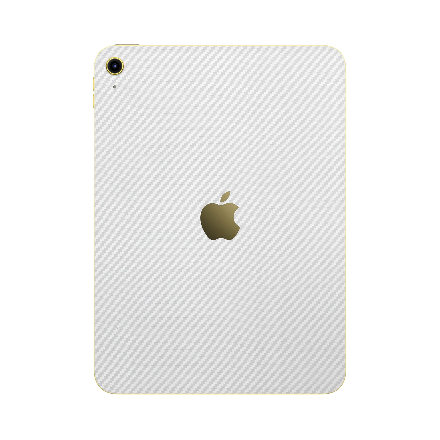 Folie de protectie iPad 11" (2025), eSkins Elegans, Skin Carbon Alb