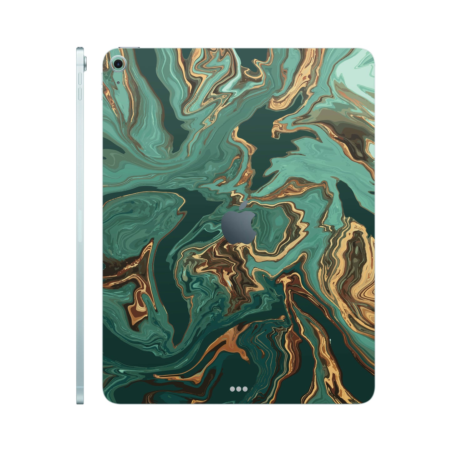 Folie de protectie iPad Air 11" (2024), eSkins Signature, Skin Emerald Flow