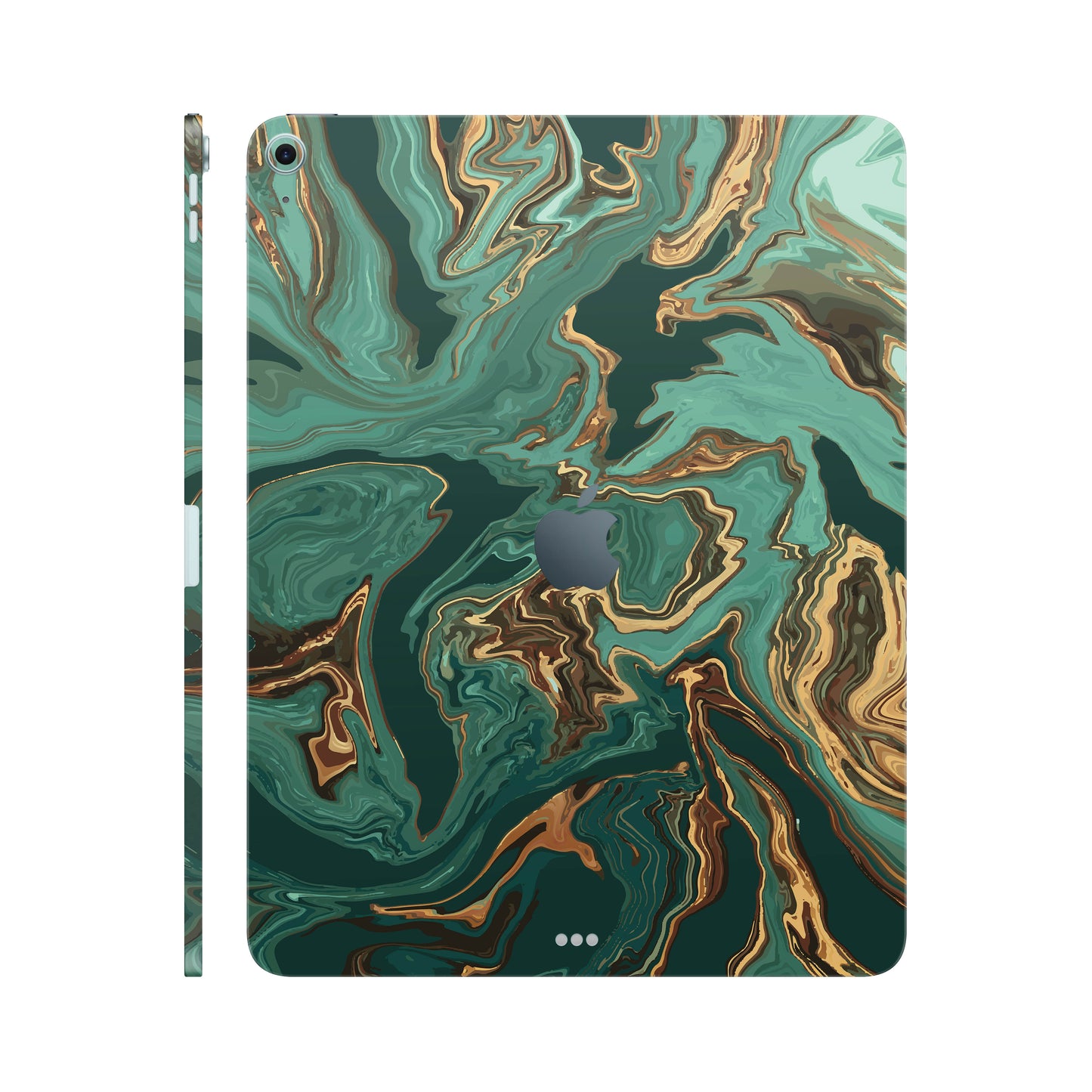 Folie de protectie iPad Air 11" (2024), eSkins Signature, Skin Emerald Flow