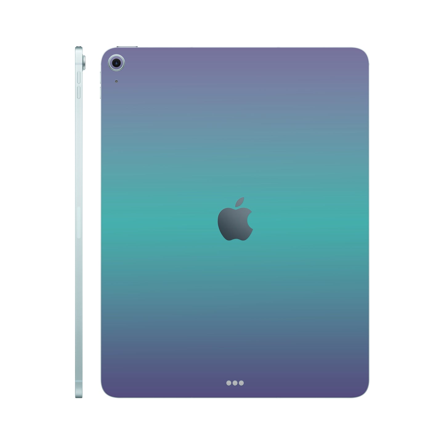 Folie de protectie iPad Air 11" (2024), eSkins Unique, Skin Cameleon Turcoaz-Lavanda