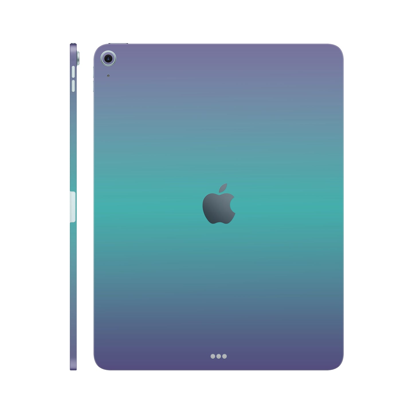 Folie de protectie iPad Air 11" (2024), eSkins Unique, Skin Cameleon Turcoaz-Lavanda