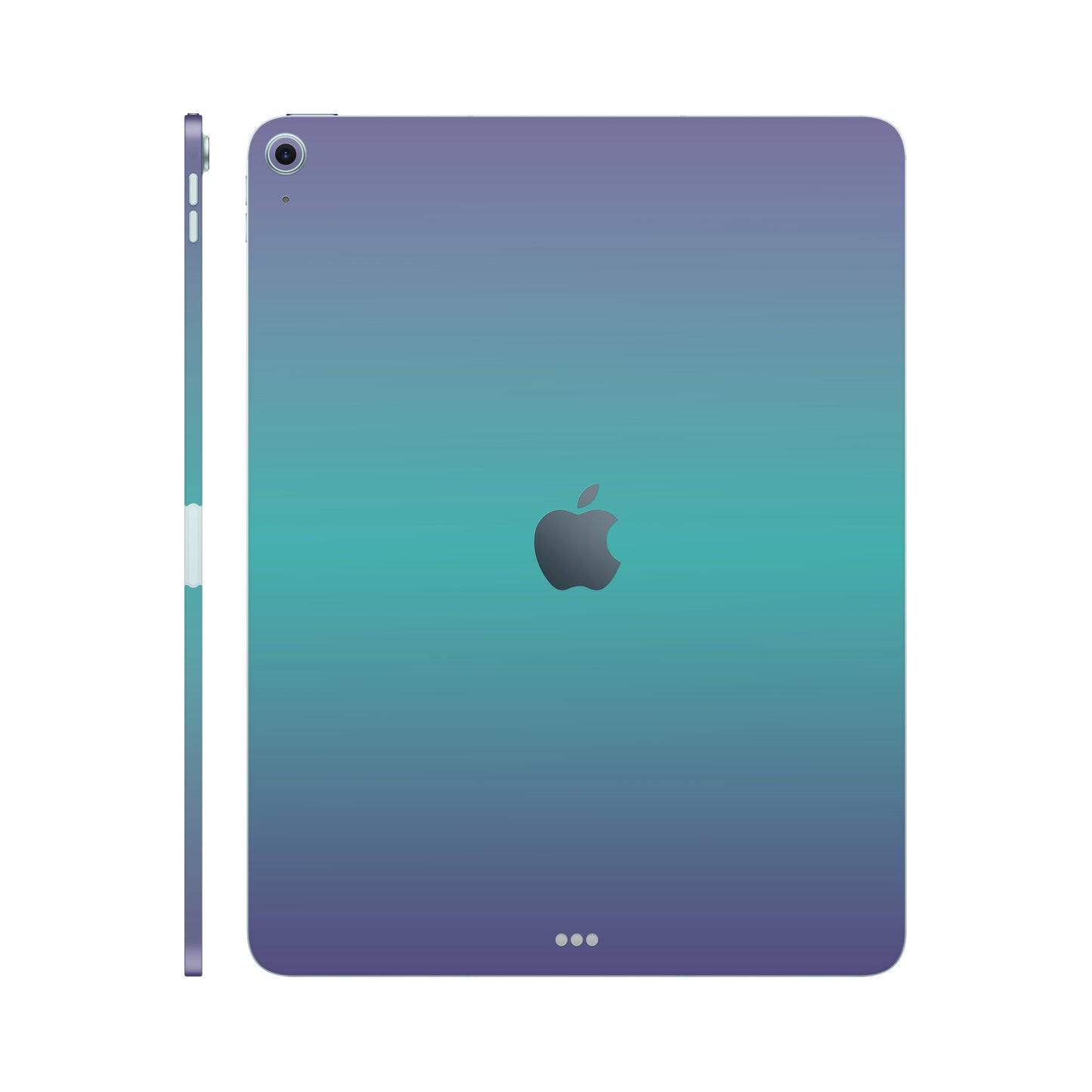 Folie de protectie iPad Air 11" (2024), eSkins Unique, Skin Cameleon Turcoaz-Lavanda