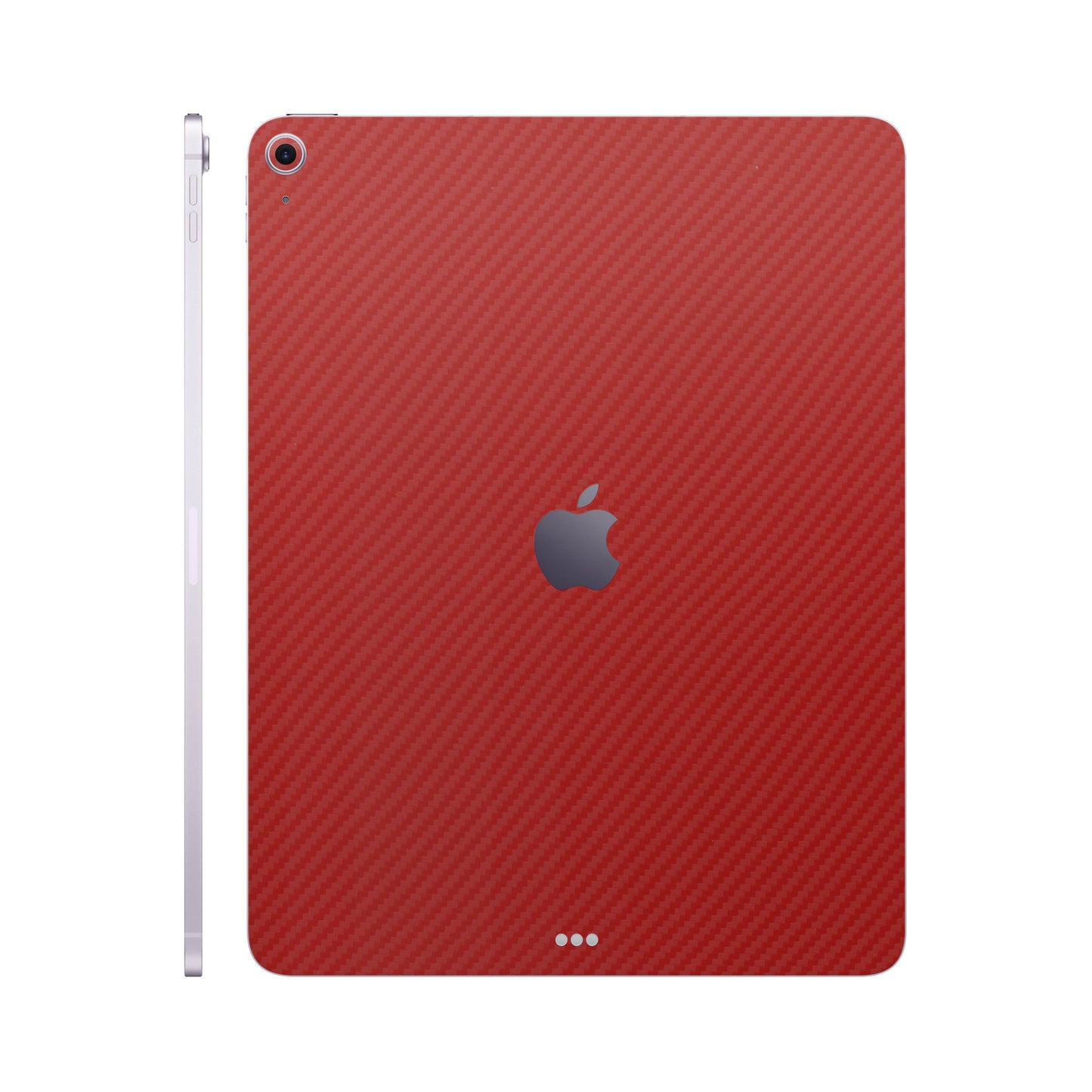 Folie de protectie iPad Air 11" (2025, M3), eSkins Elegans, Skin Carbon Rosu