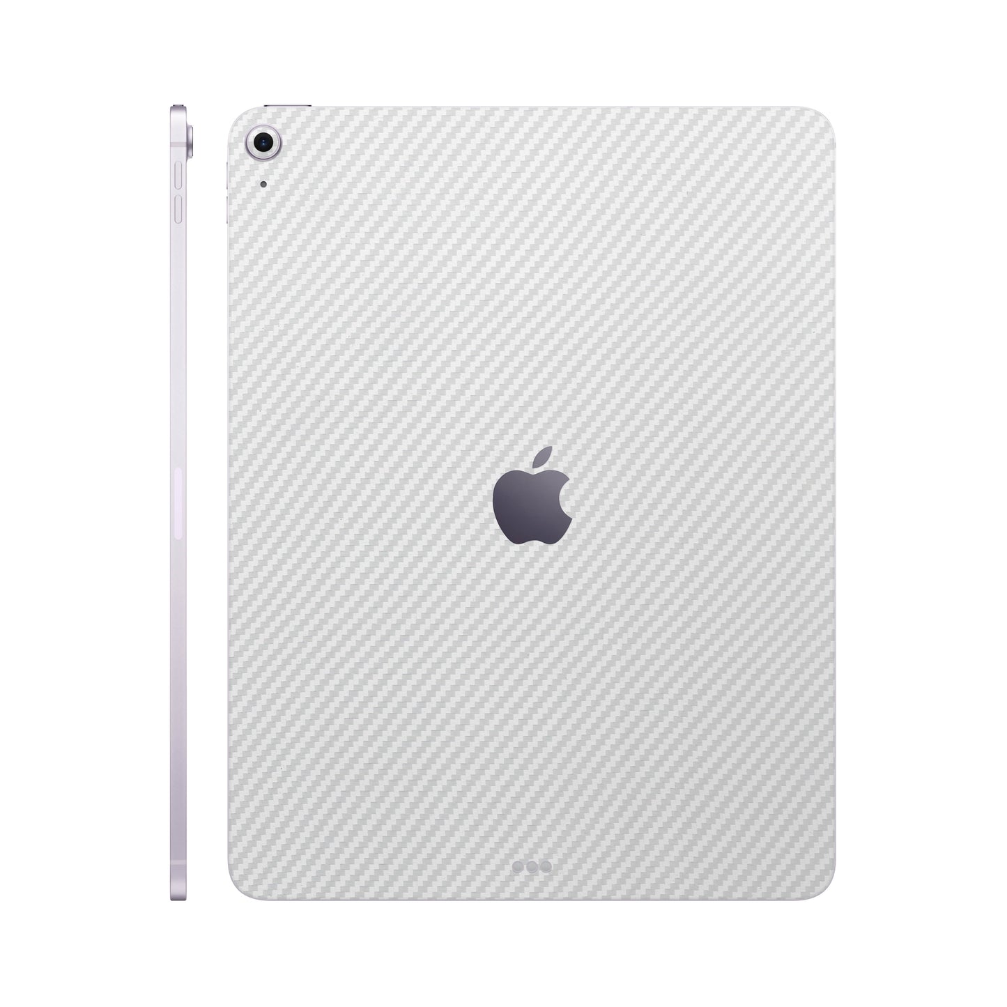 Folie de protectie iPad Air 11" (2025, M3), eSkins Elegans, Skin Carbon Alb